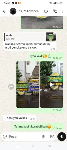 Testimonial Papan Bunga Pernikahan tribaktimulya