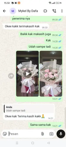 Testimonial Buket Bunga tribaktimulya