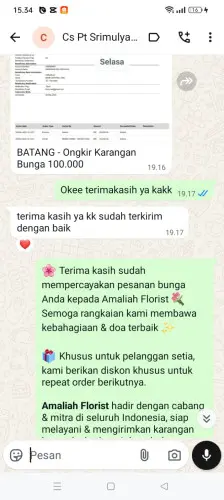 Testimonial Papan Bunga tribaktimulya