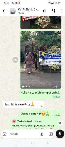 Testimonial Papan Bunga tribaktimulya