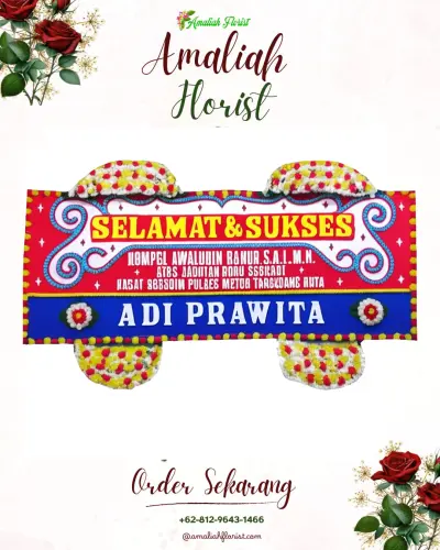 Karangan Bunga Ucapan Selamat tribaktimulya